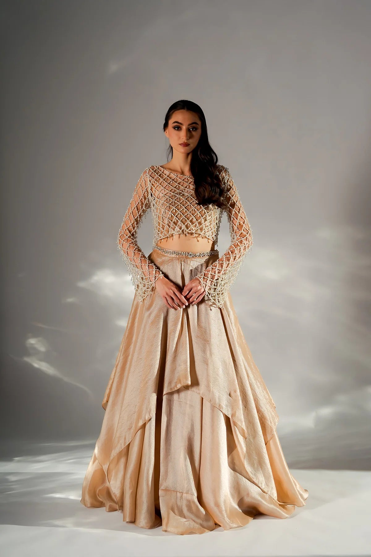 Celeste Drape skirt co-ord set