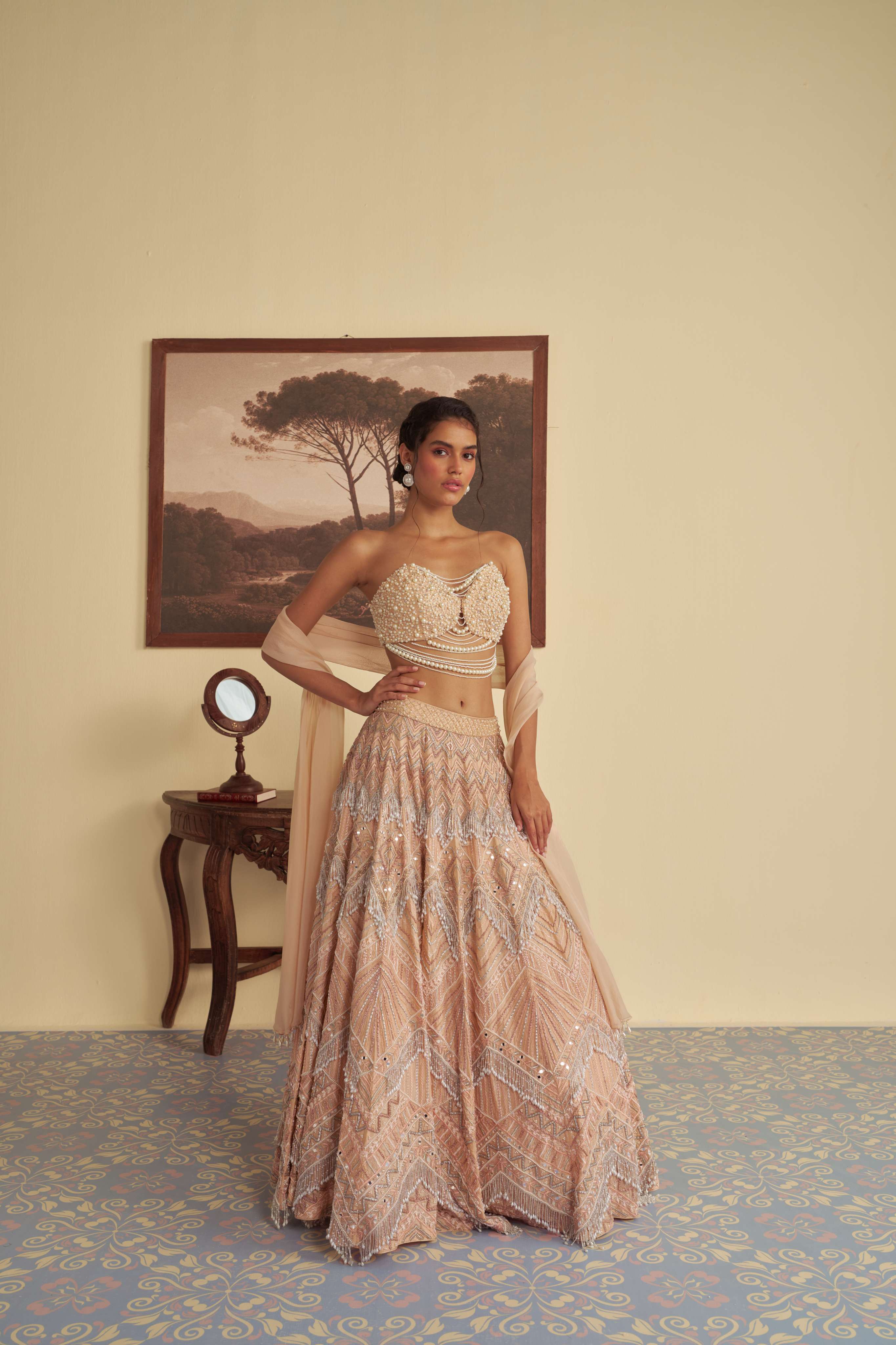 Evelina Pearl lehenga