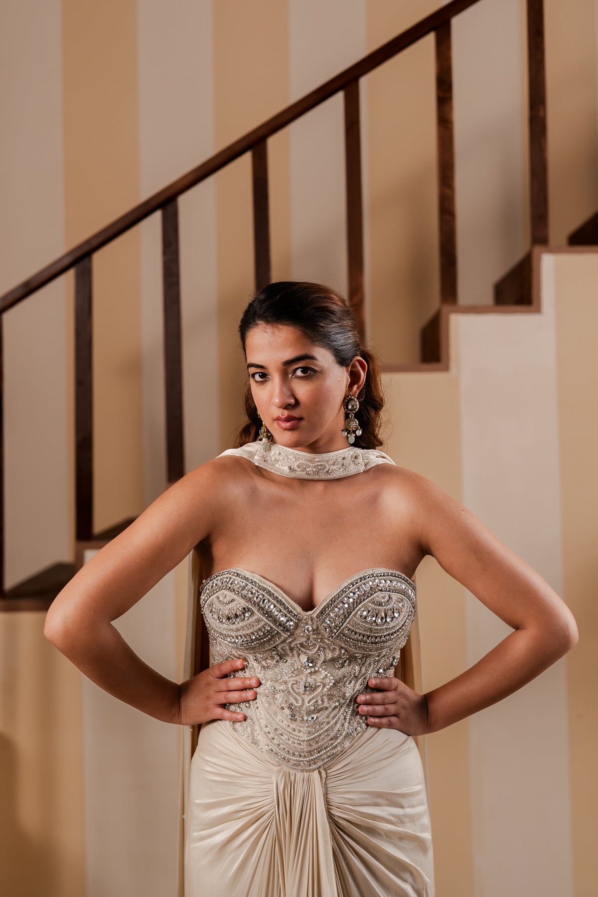 Twilight Champagne Reverie Gown