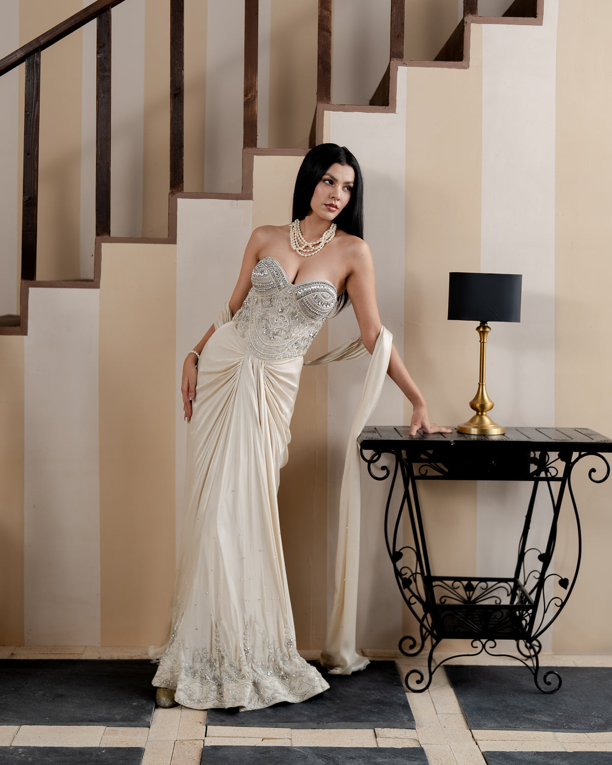 Twilight Champagne Reverie Gown