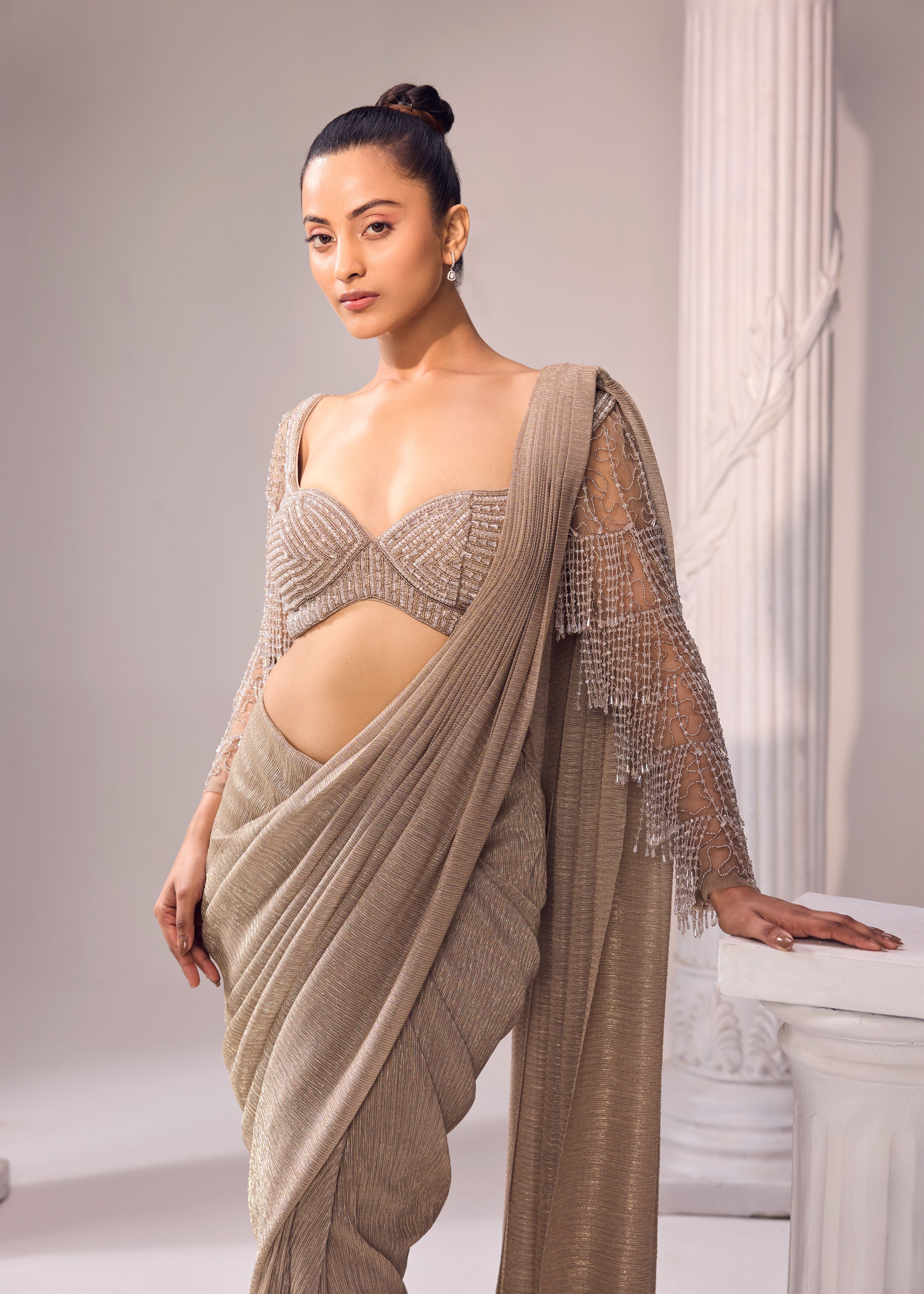 Radhika Bangia in Glits Saree