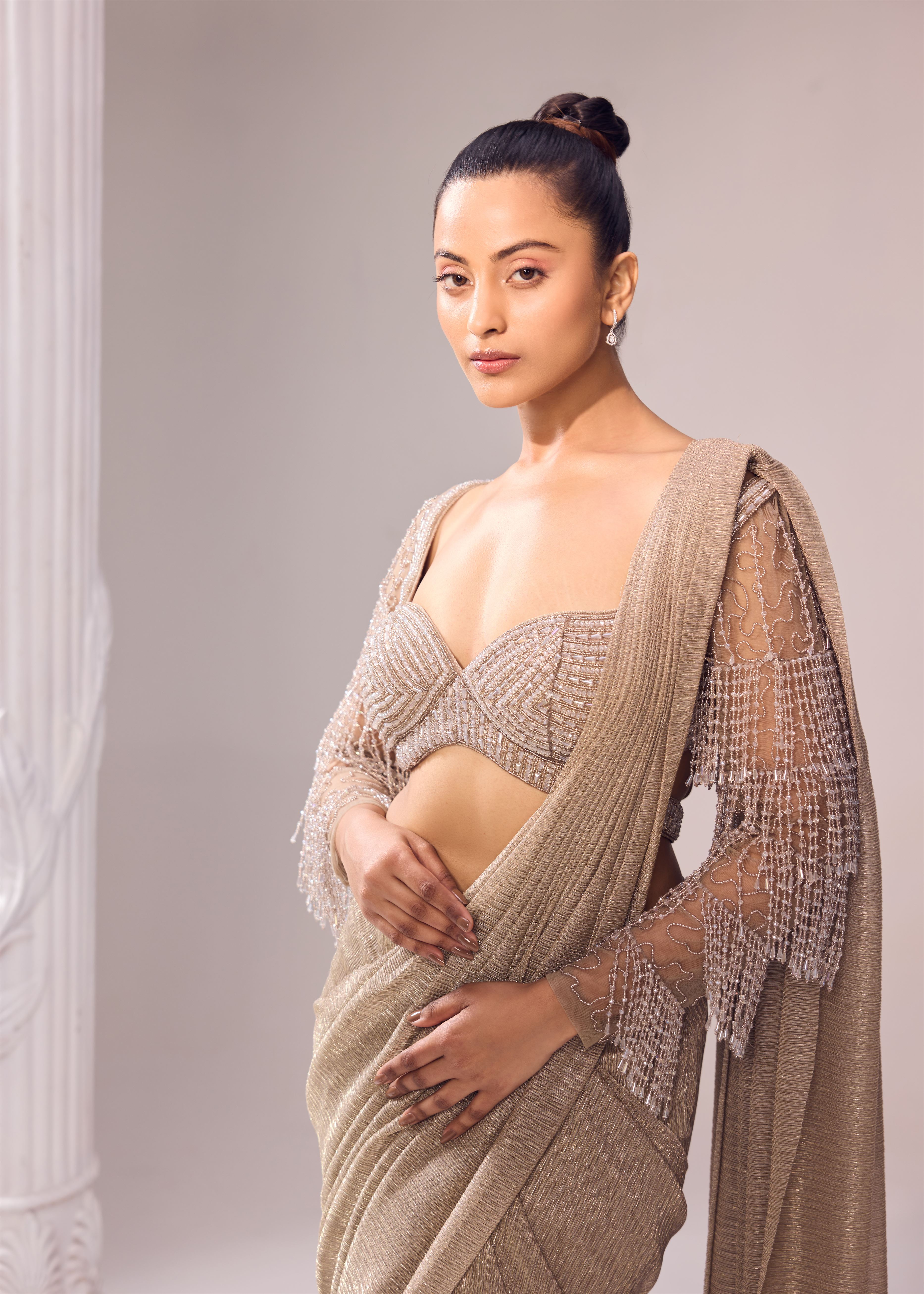 Radhika Bangia in Glits Saree