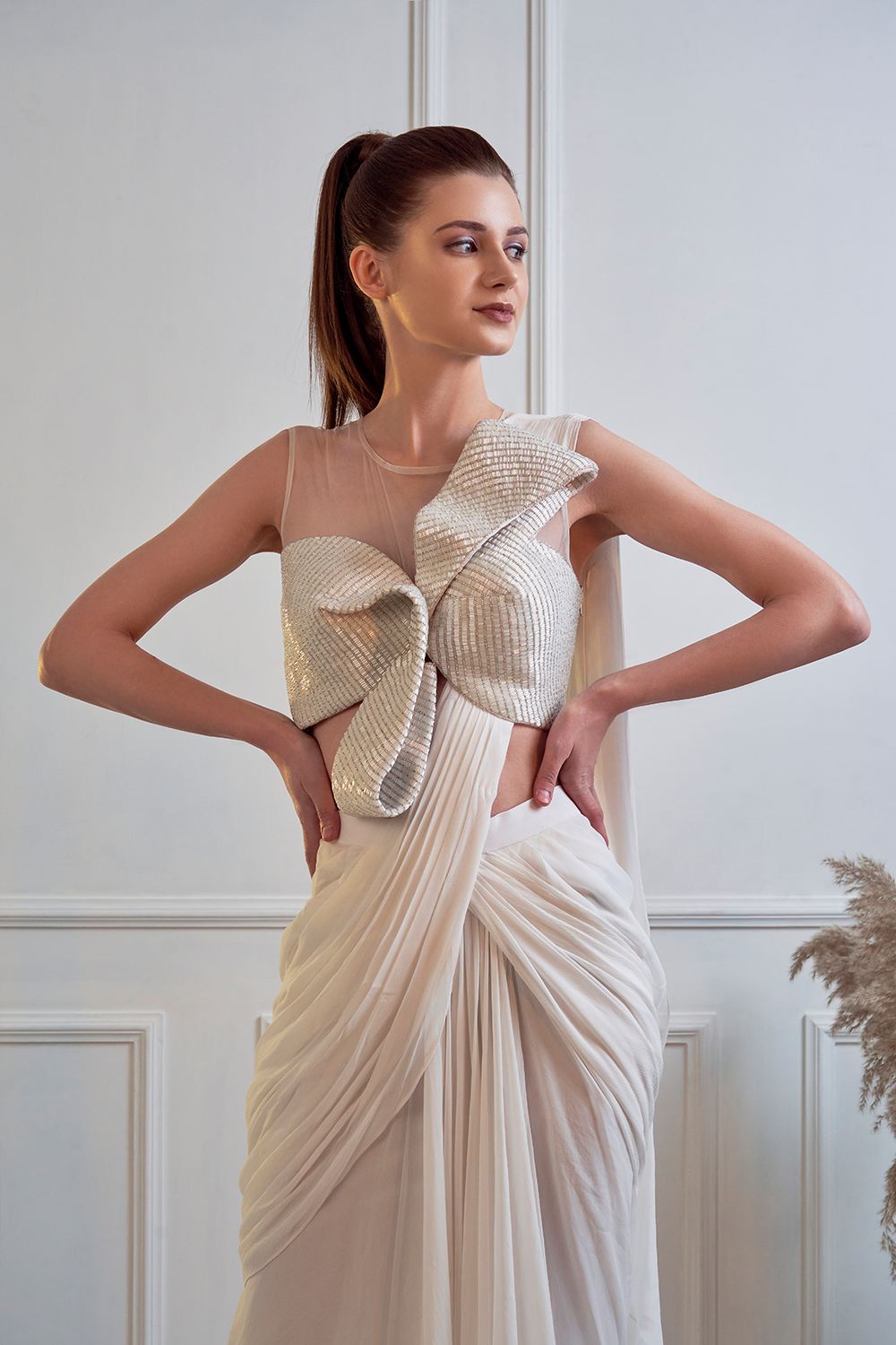 Bow Blouse Saree Blouse