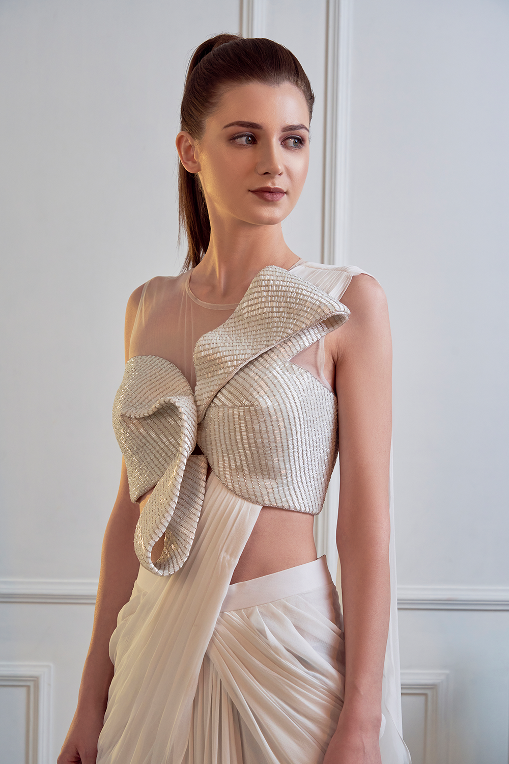 Bow Blouse Saree Blouse