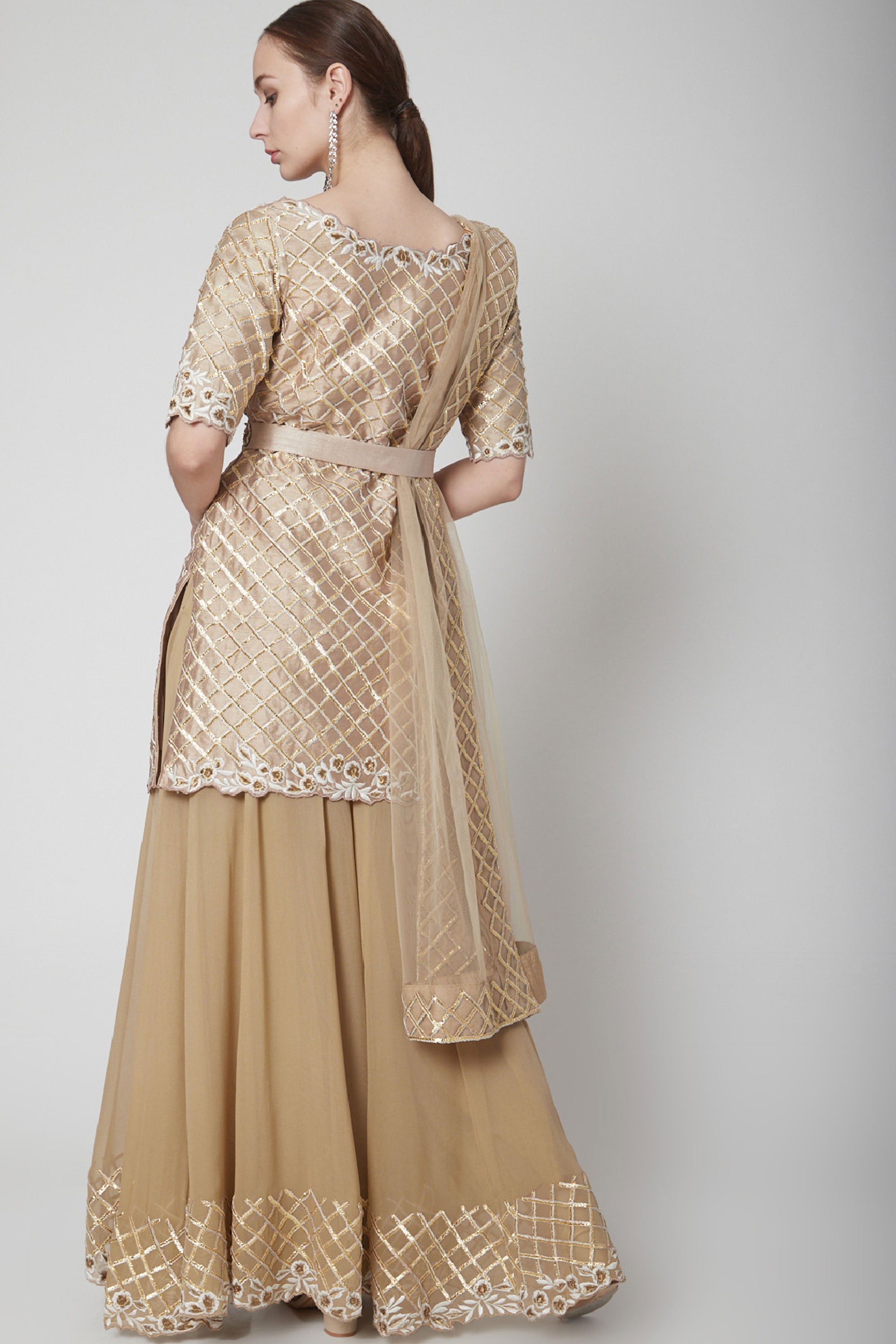 Nude Sharara Suit