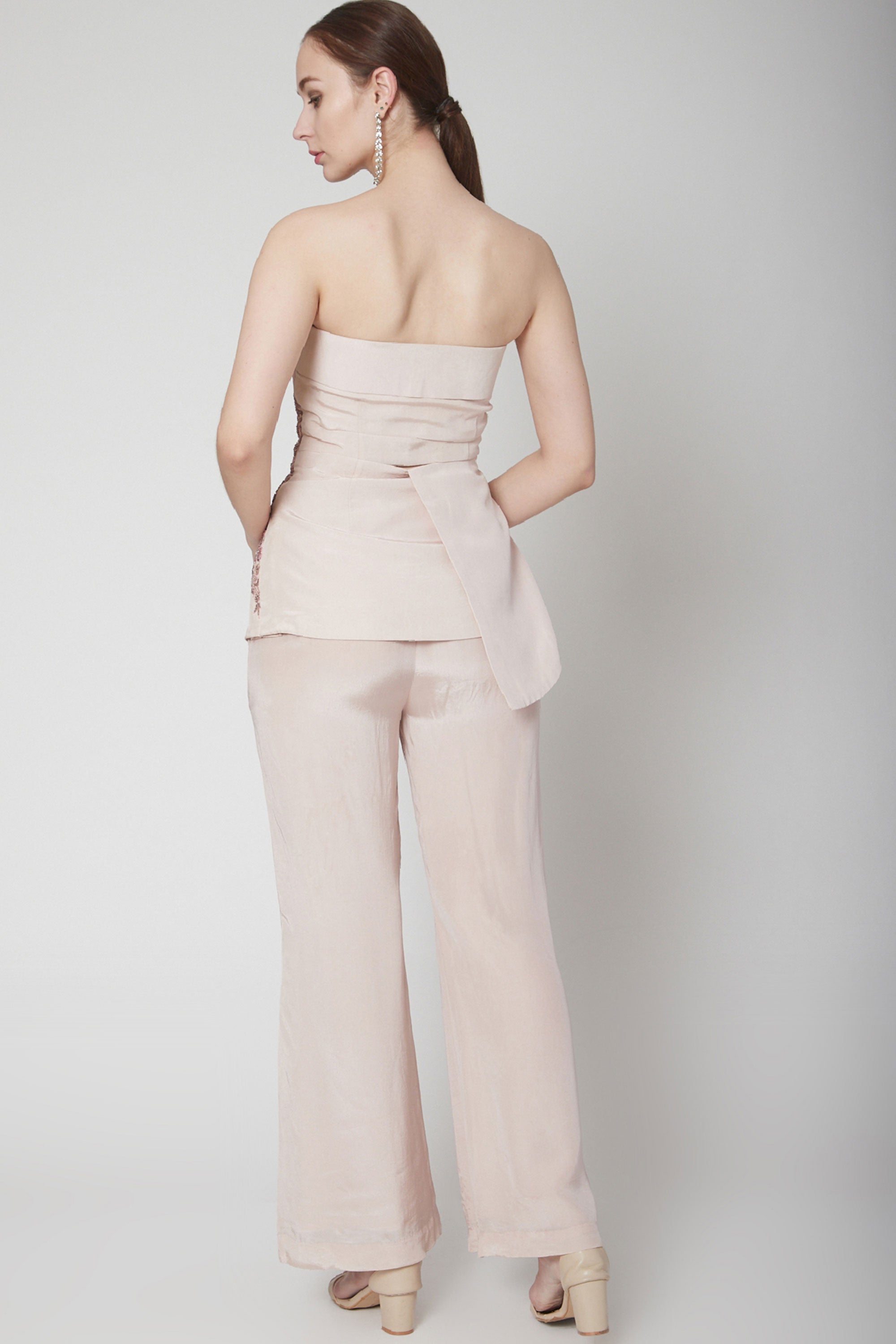 Peach Pink Tube Top and Pant