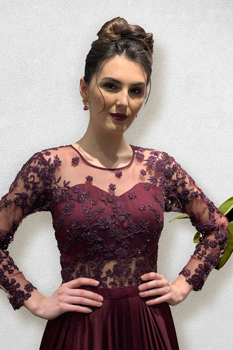 Wine Colored One Piece