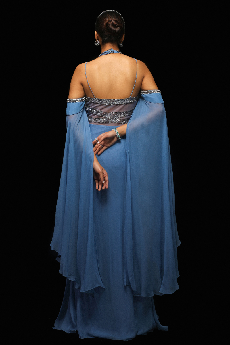 Luminara Drape Gown