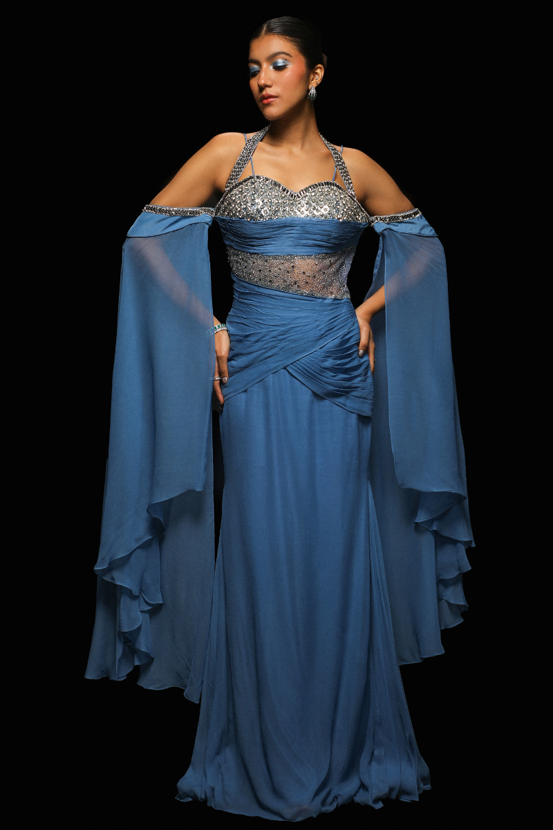 Luminara Drape Gown