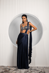 Orvana Ghai  In Jade Saree