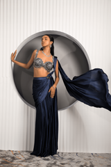 Orvana Ghai  In Jade Saree
