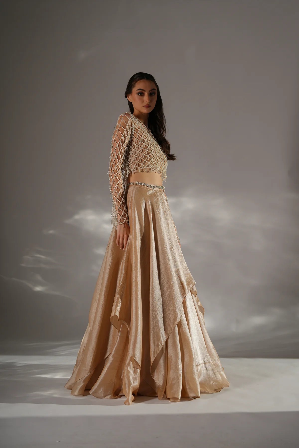 Celeste Drape skirt co-ord set