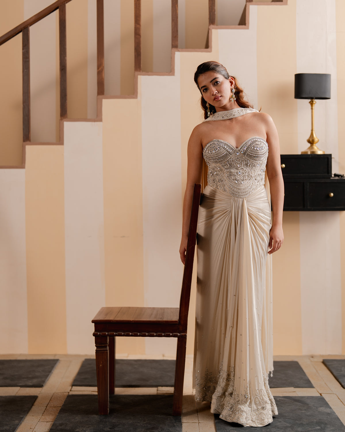 Twilight Champagne Reverie Gown