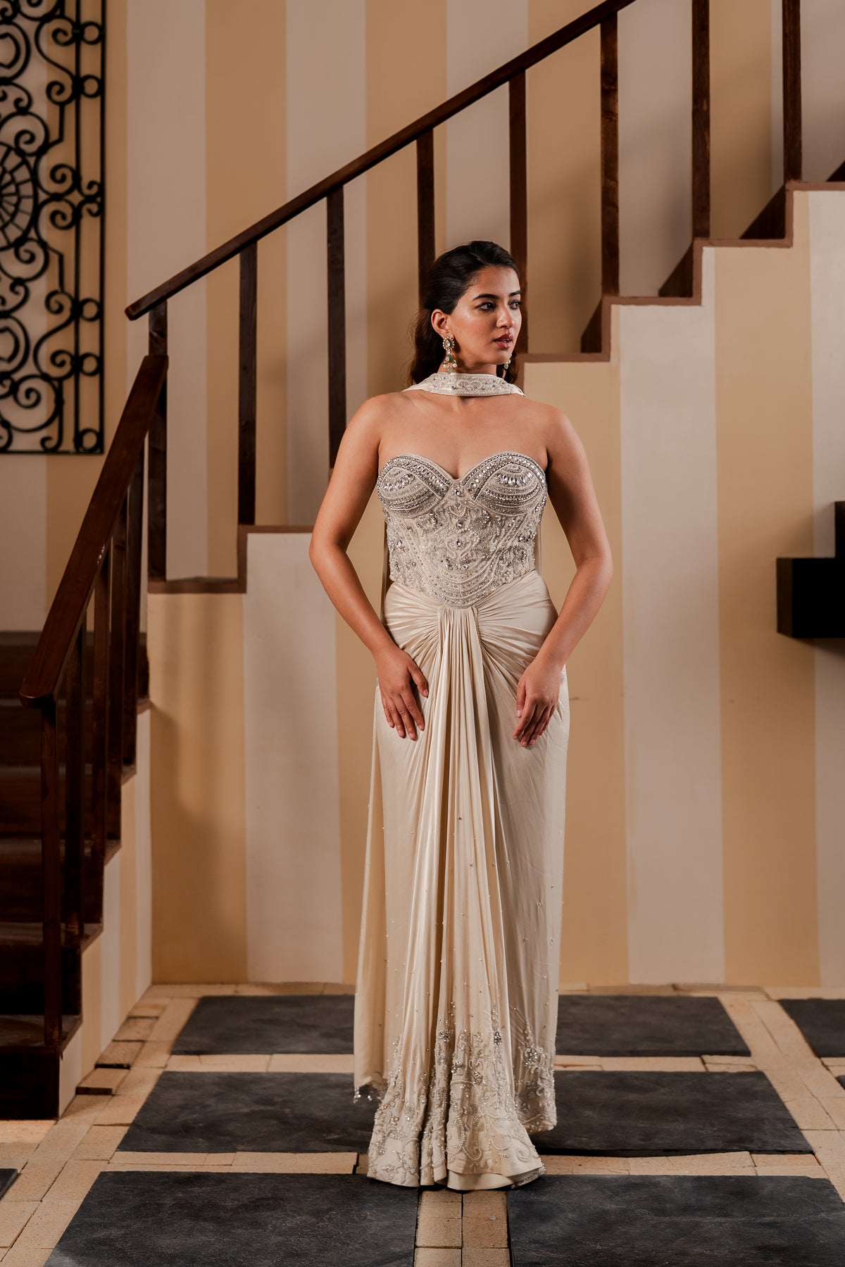 Twilight Champagne Reverie Gown