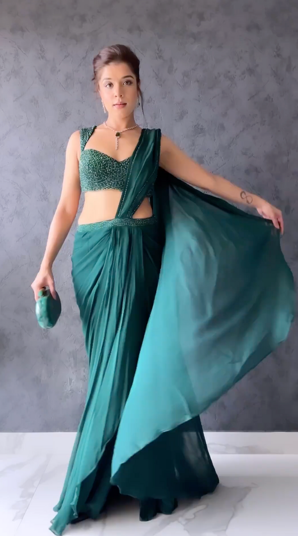 Sukhmani Gambhir in Jade's Celia saree