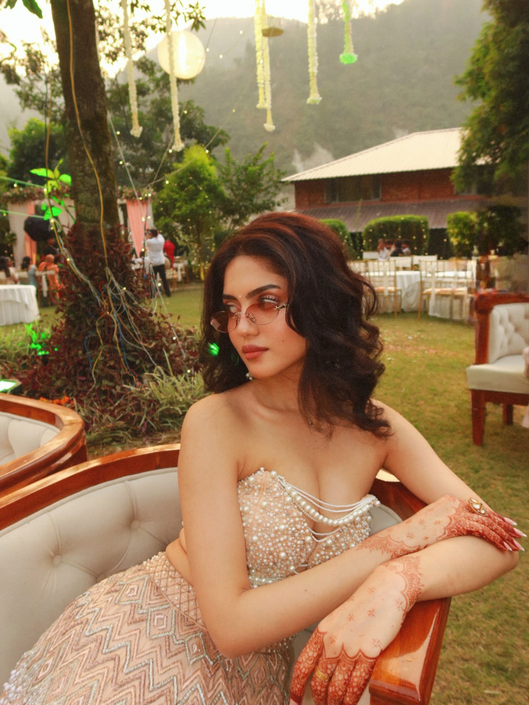 Evelina Pearl lehenga