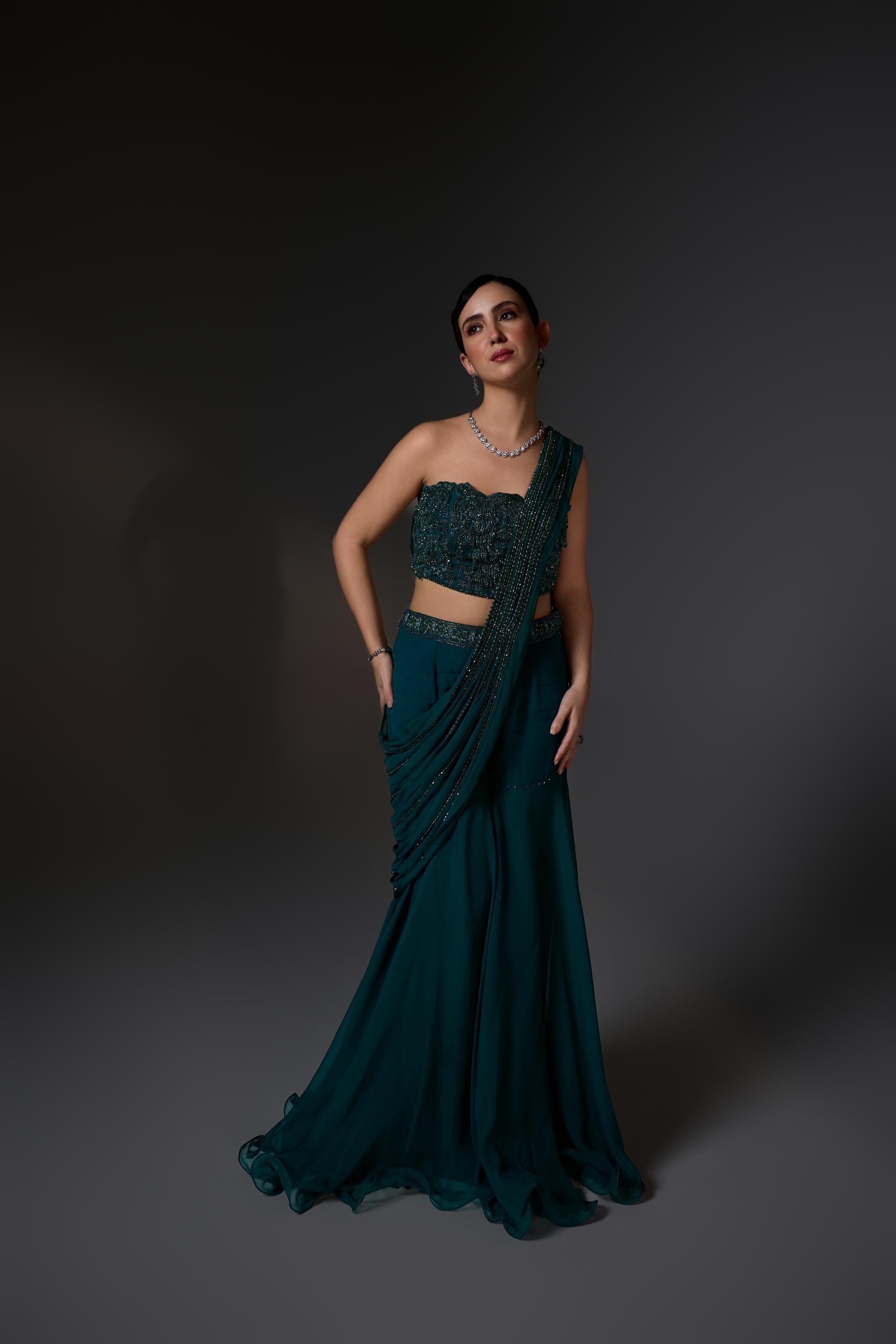 Nora Corset Sharara set