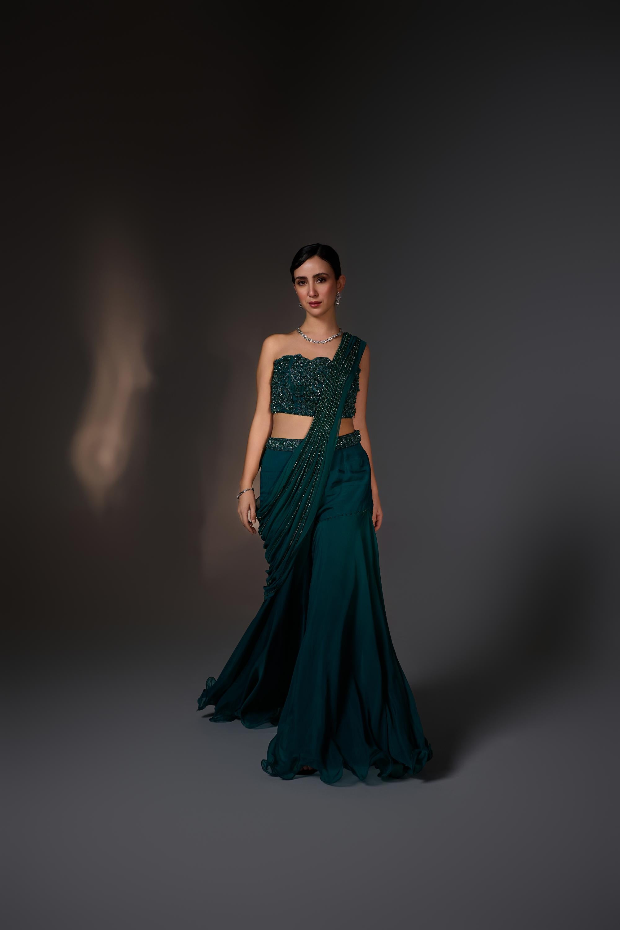 Nora Corset Sharara set
