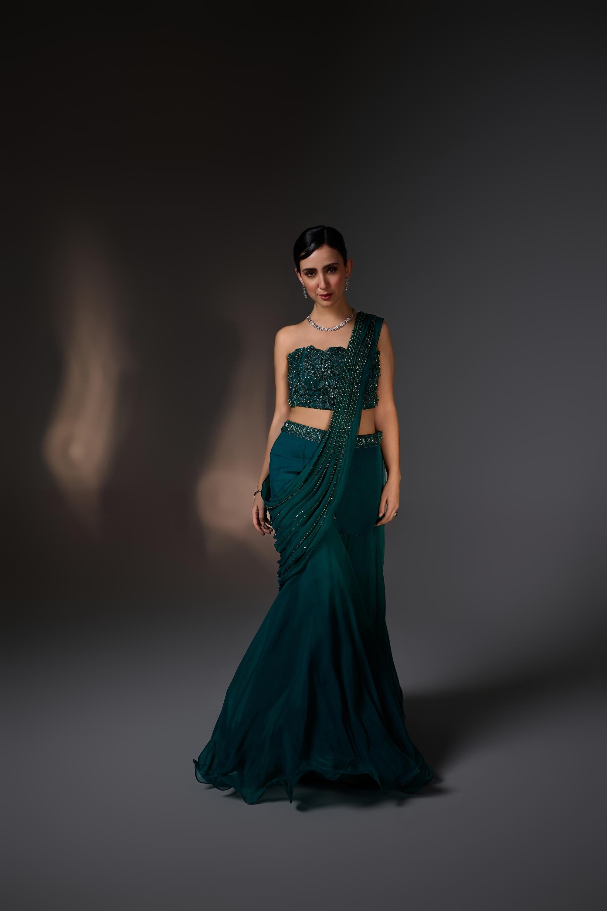 Nora Corset Sharara set