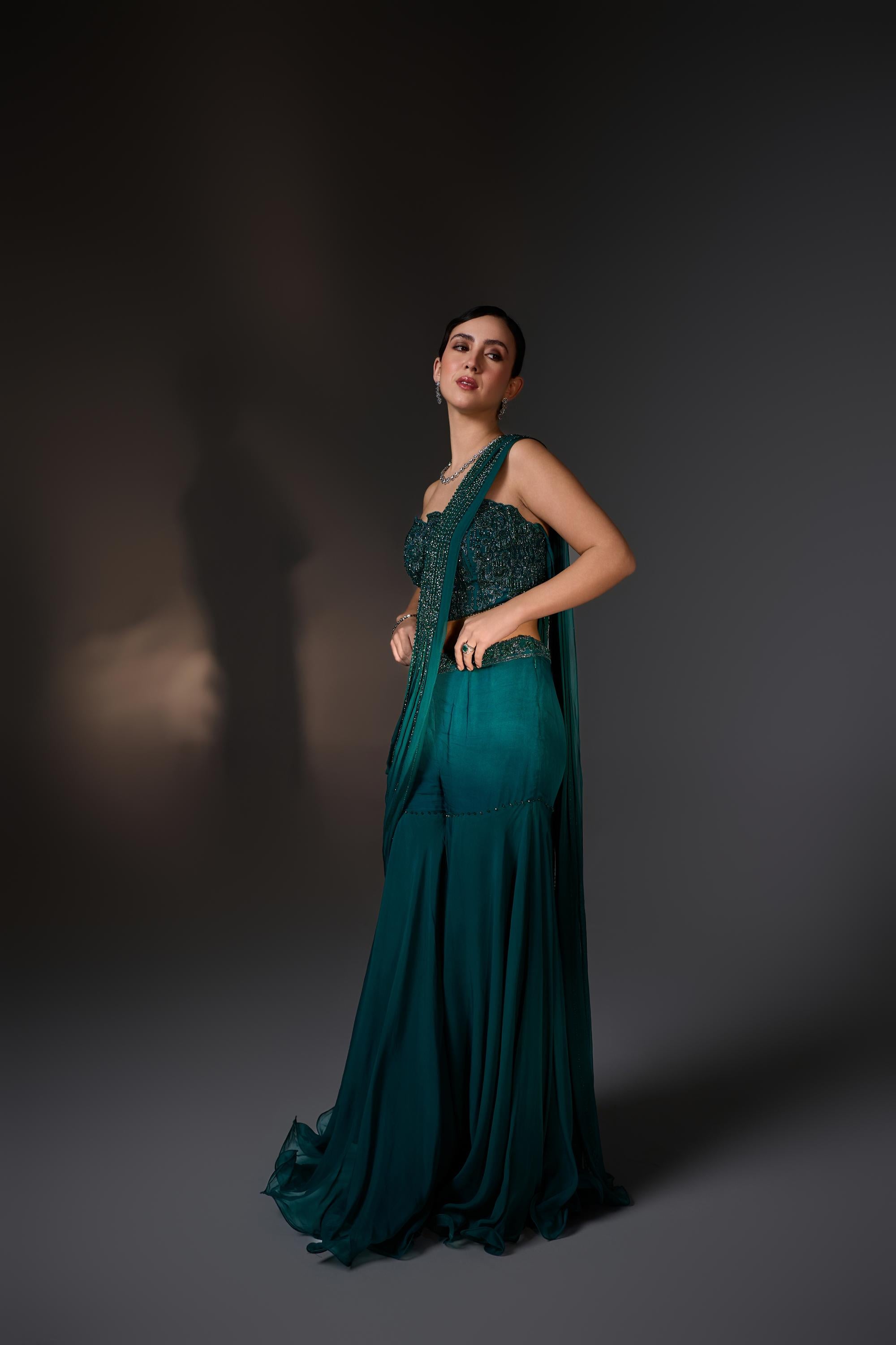 Nora Corset Sharara set