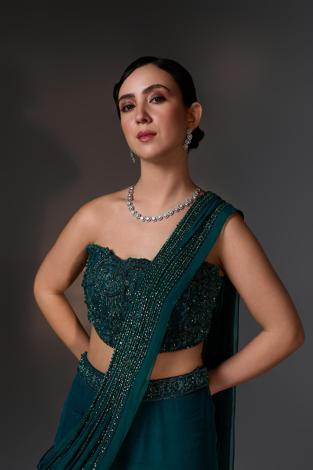 Nora Corset Sharara set