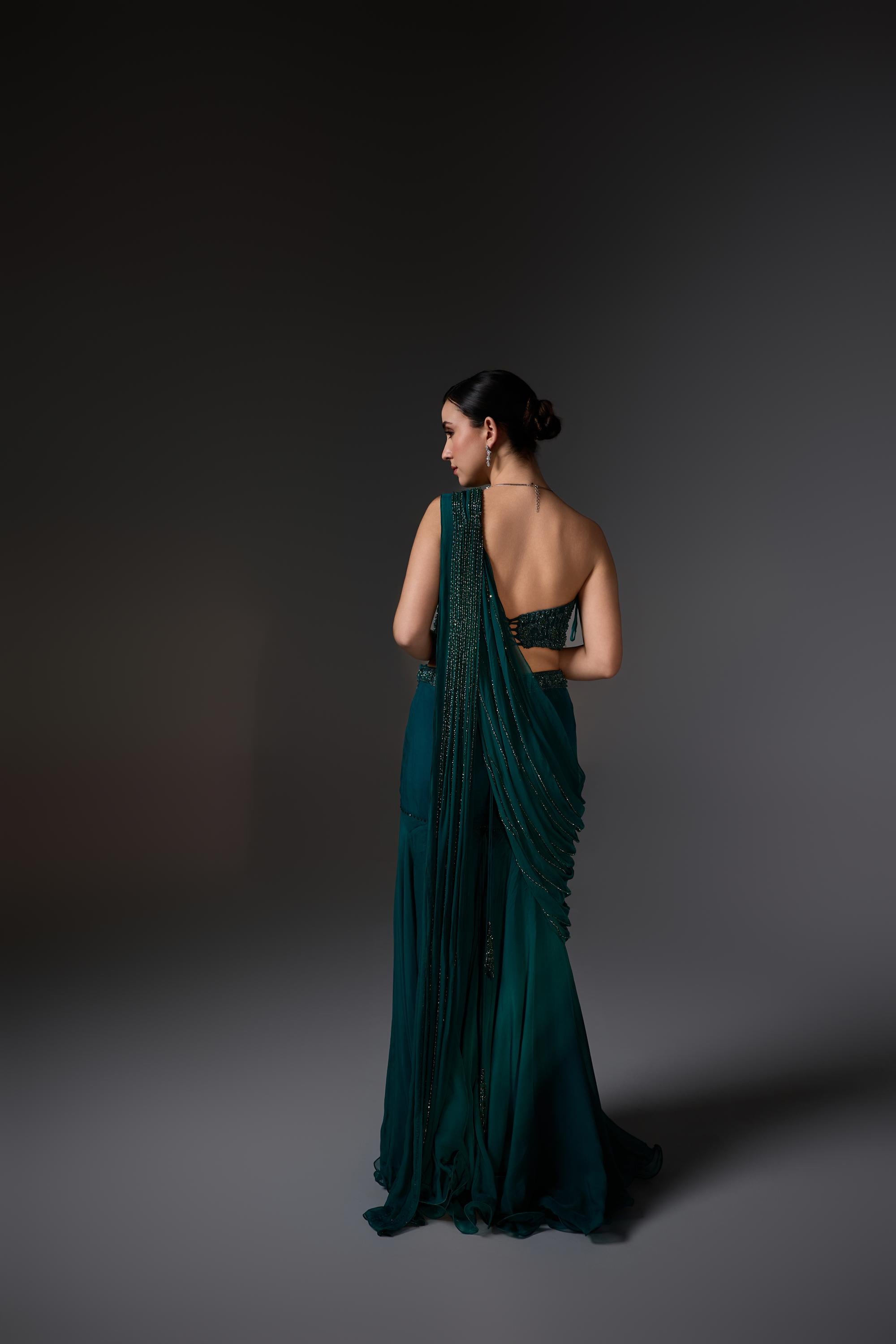 Nora Corset Sharara set