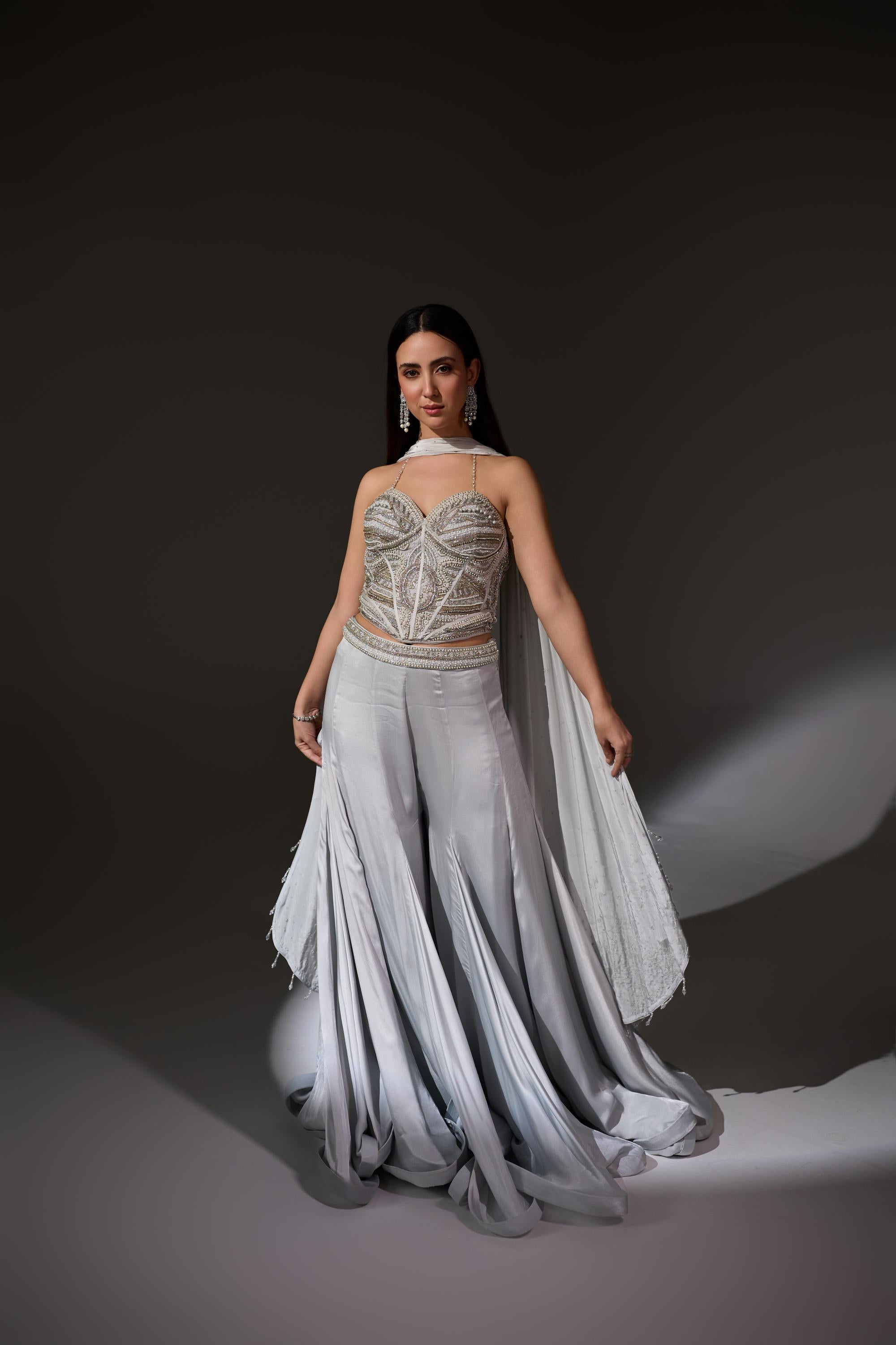 Agnes Corset Sharara set
