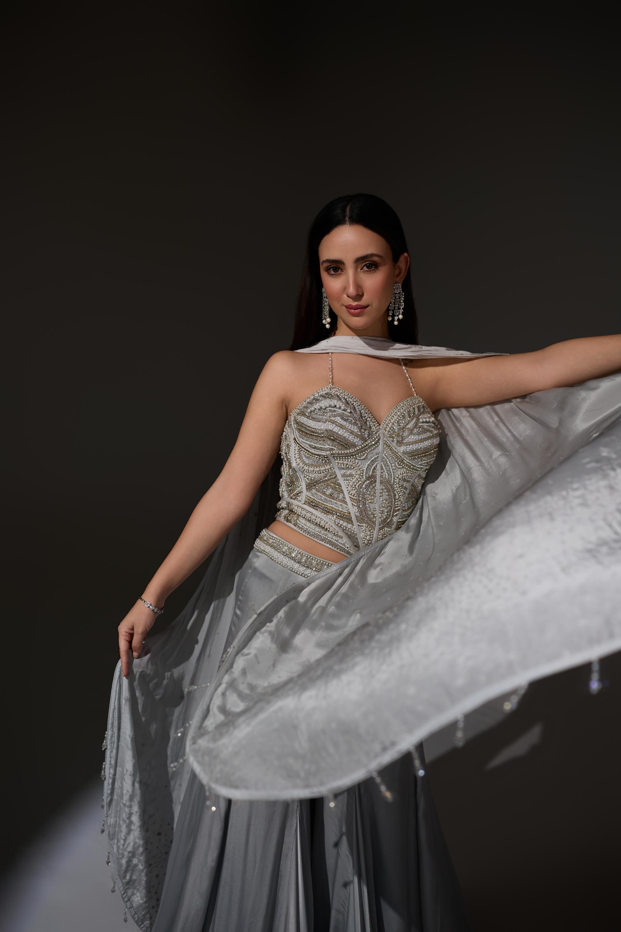 Agnes Corset Sharara set