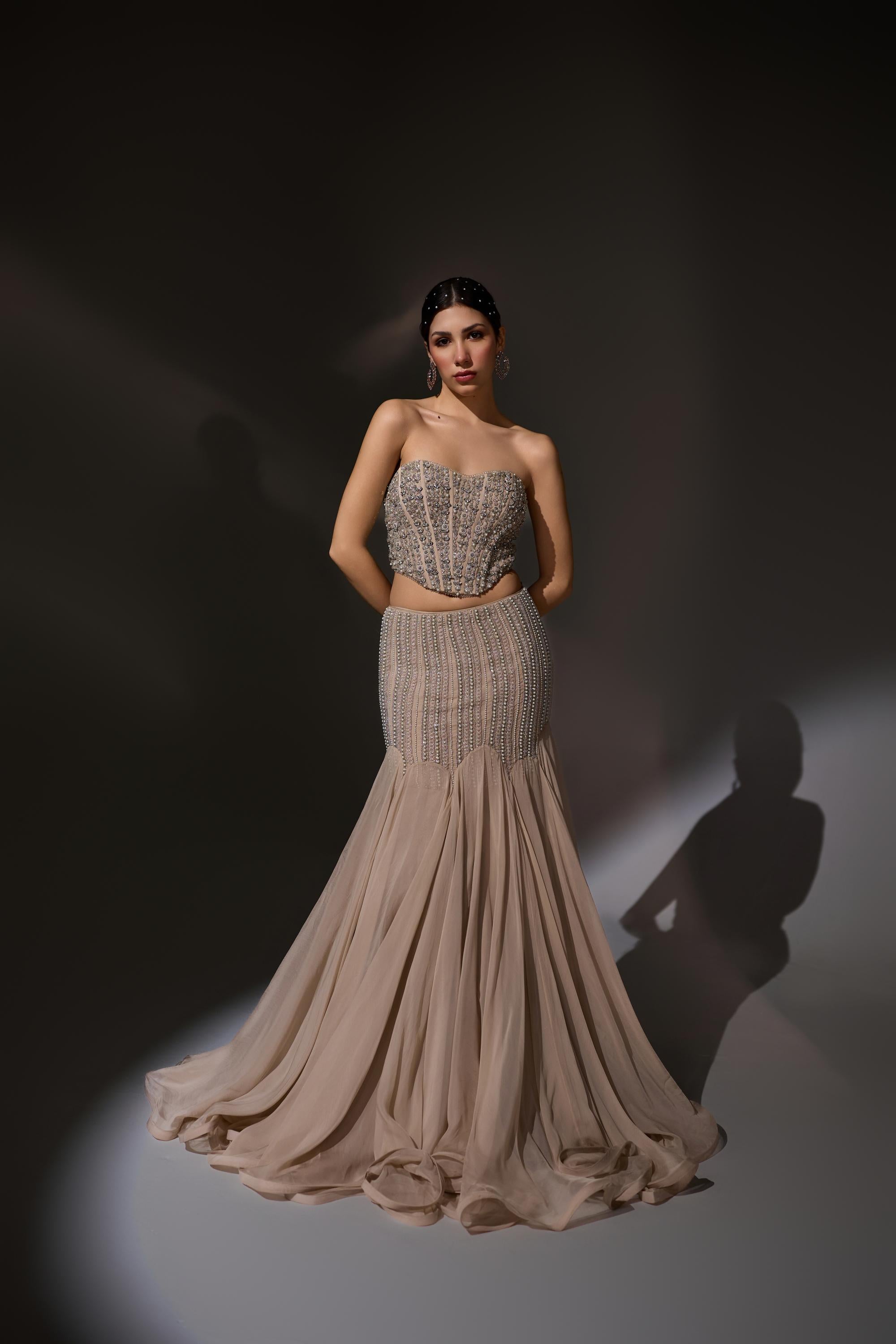 Fiona Corset-lehengas set