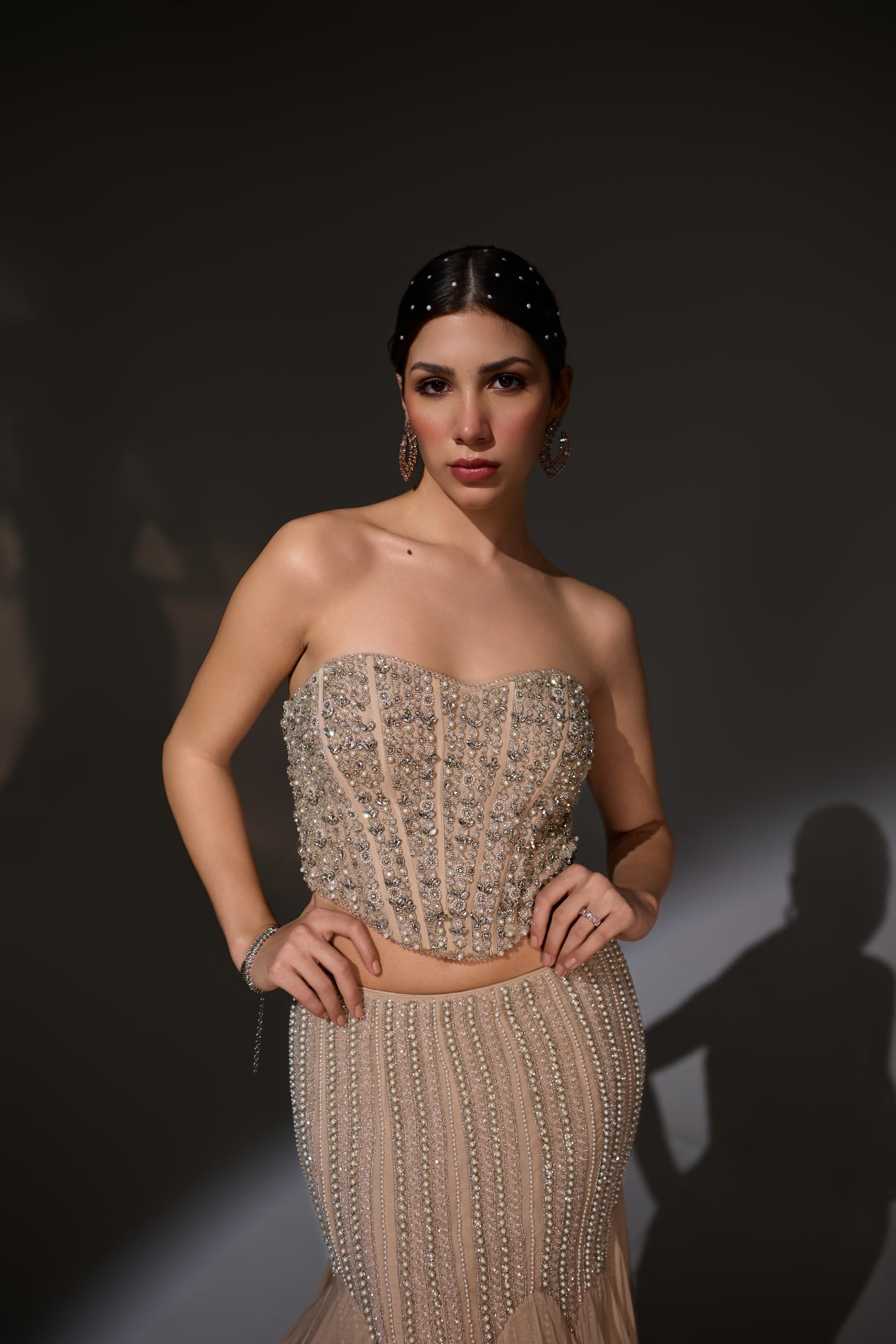 Fiona Corset-lehengas set