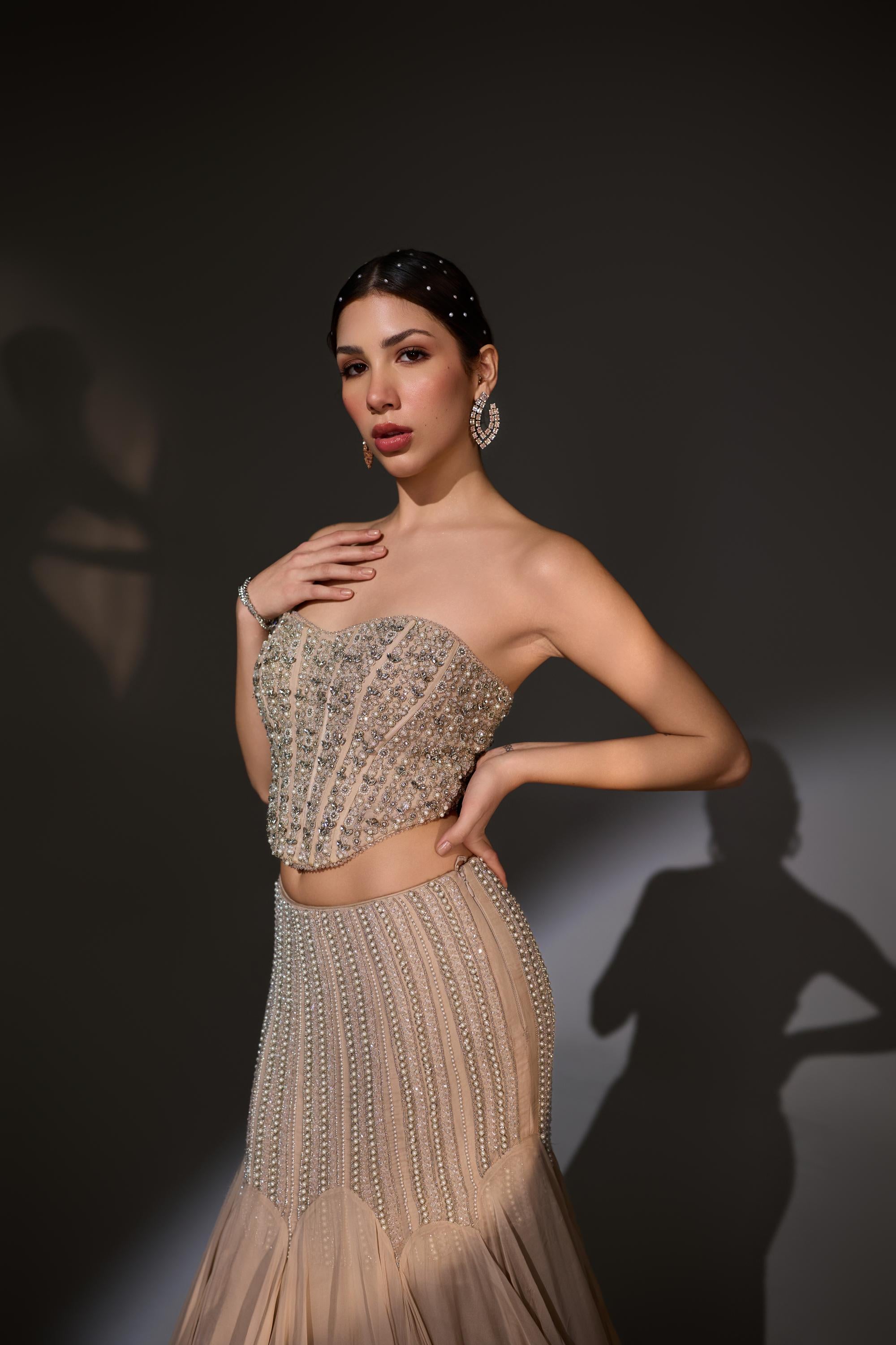 Fiona Corset-lehengas set