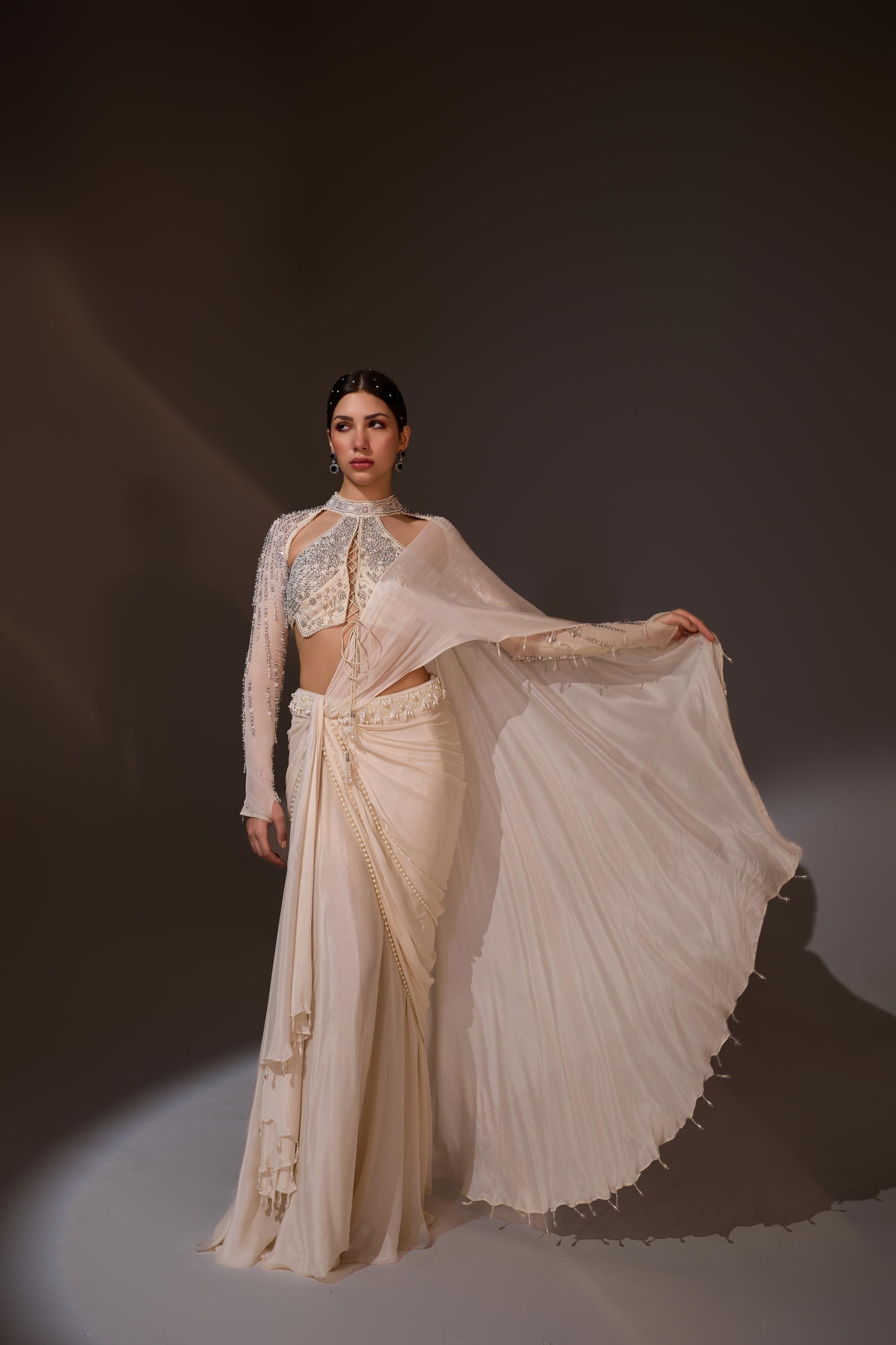 Magnolia Drape Saree