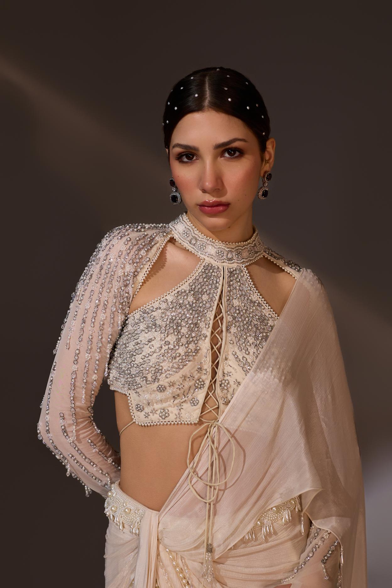 Magnolia Drape Saree