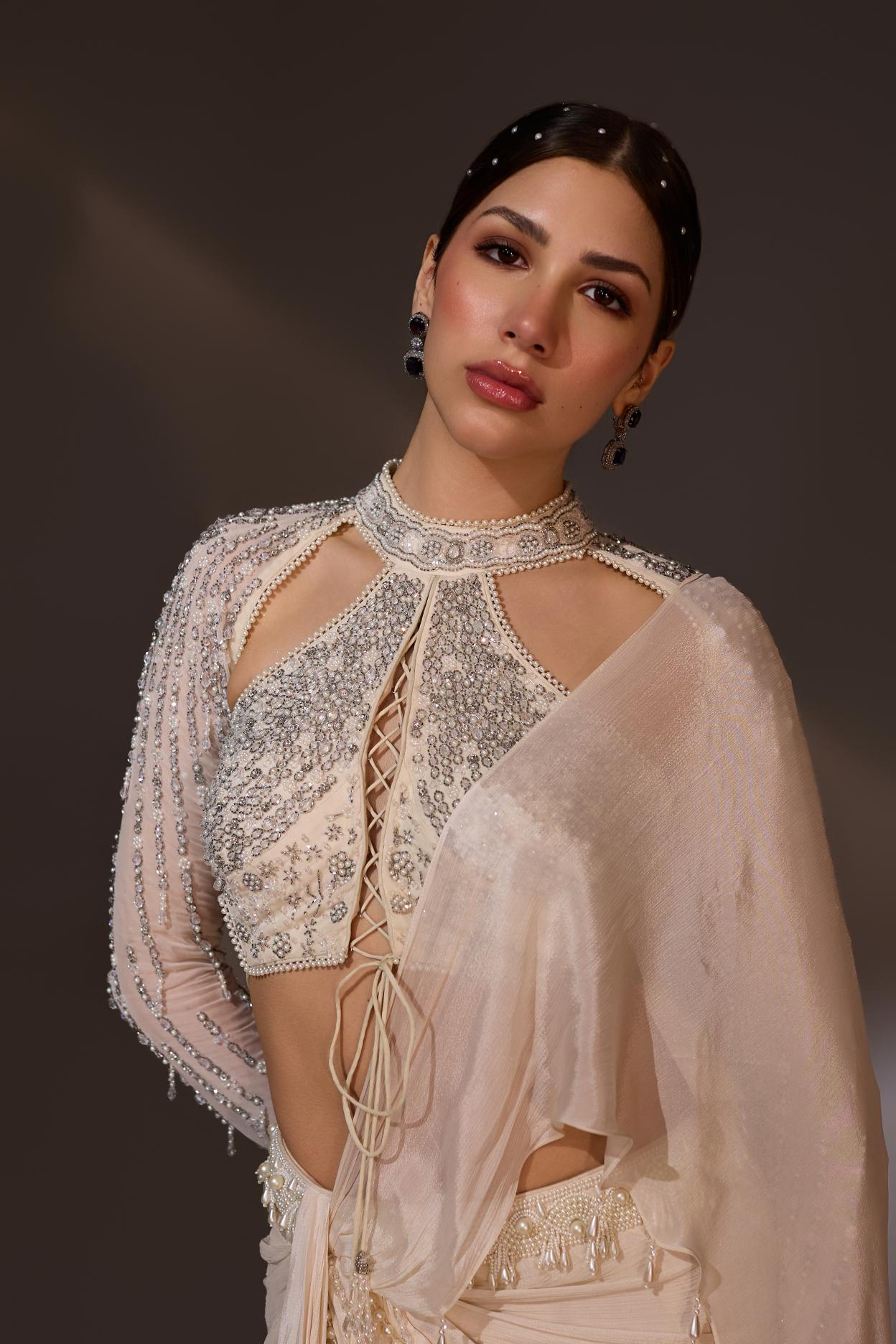 Magnolia Drape Saree