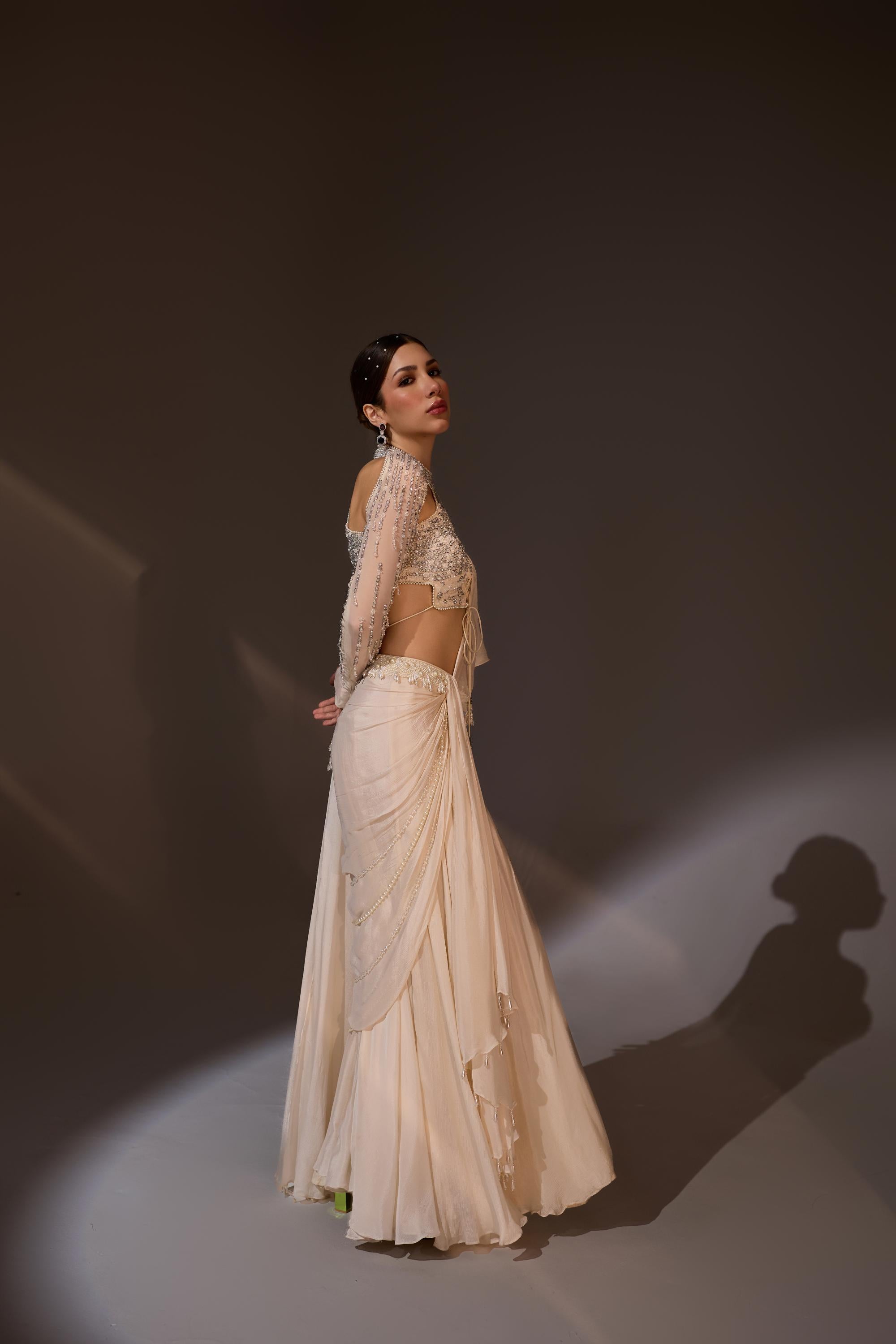 Magnolia Drape Saree