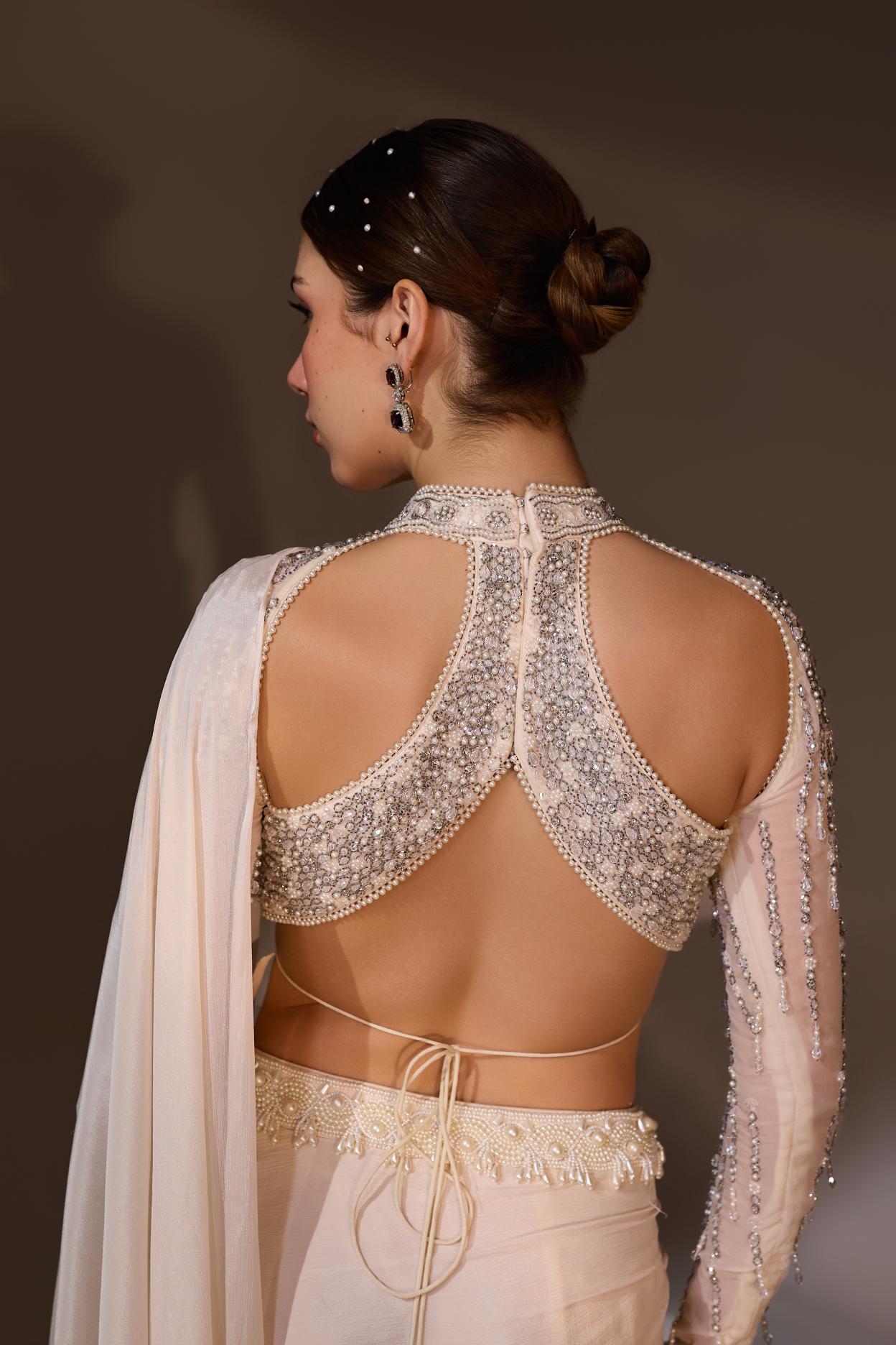 Magnolia Drape Saree