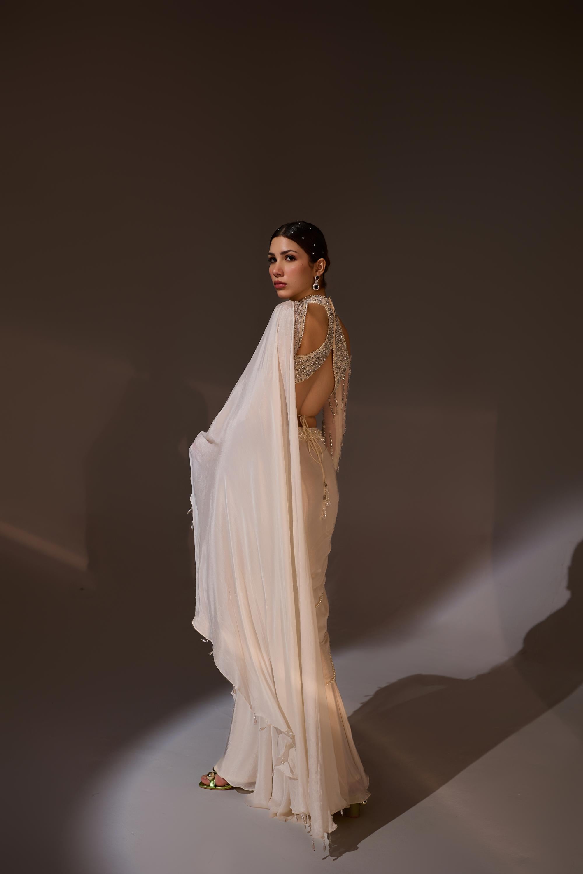 Magnolia Drape Saree