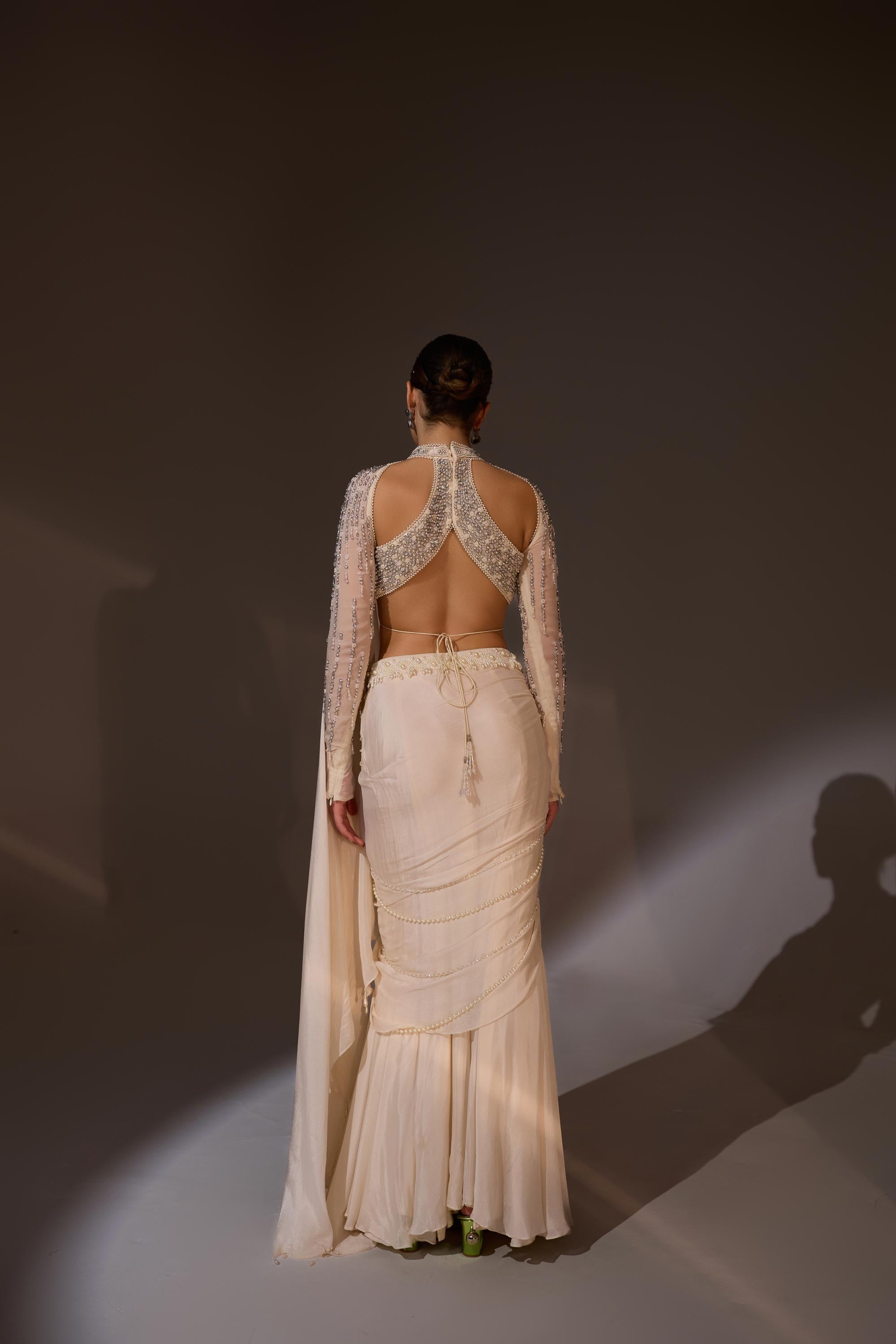 Magnolia Drape Saree