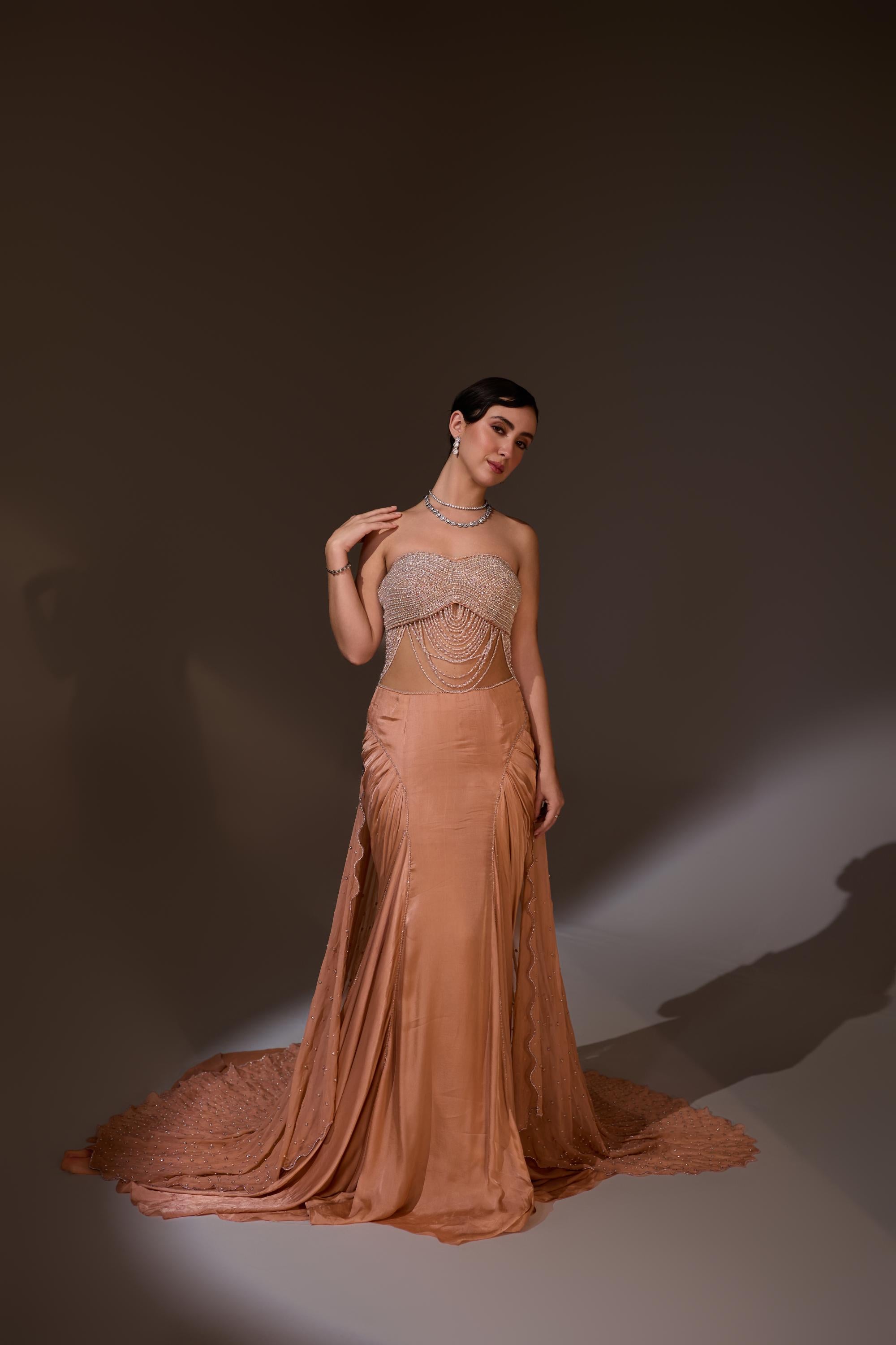 Qulara Drape Lahenga