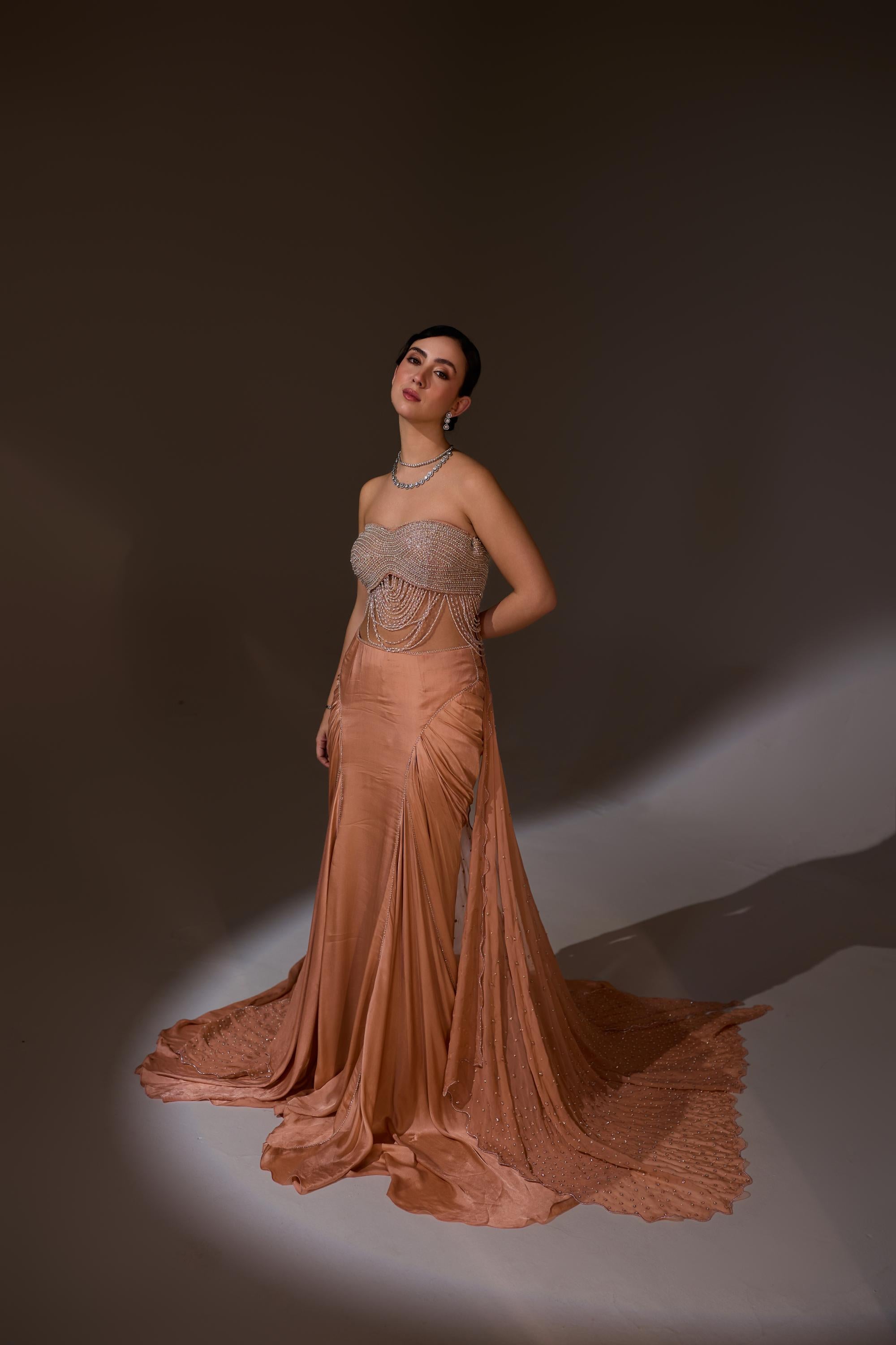 Qulara Drape Lahenga