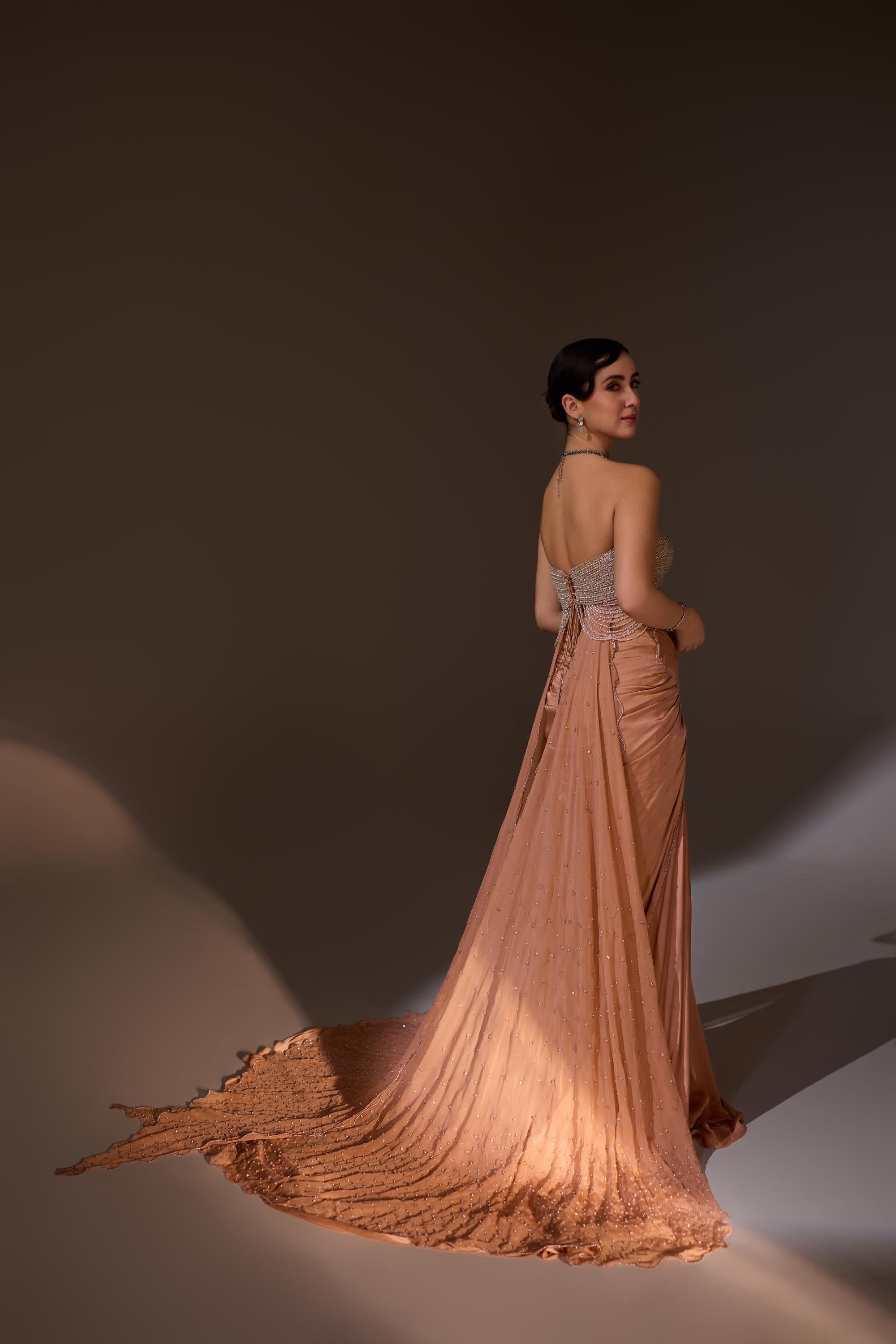 Qulara Drape Lahenga