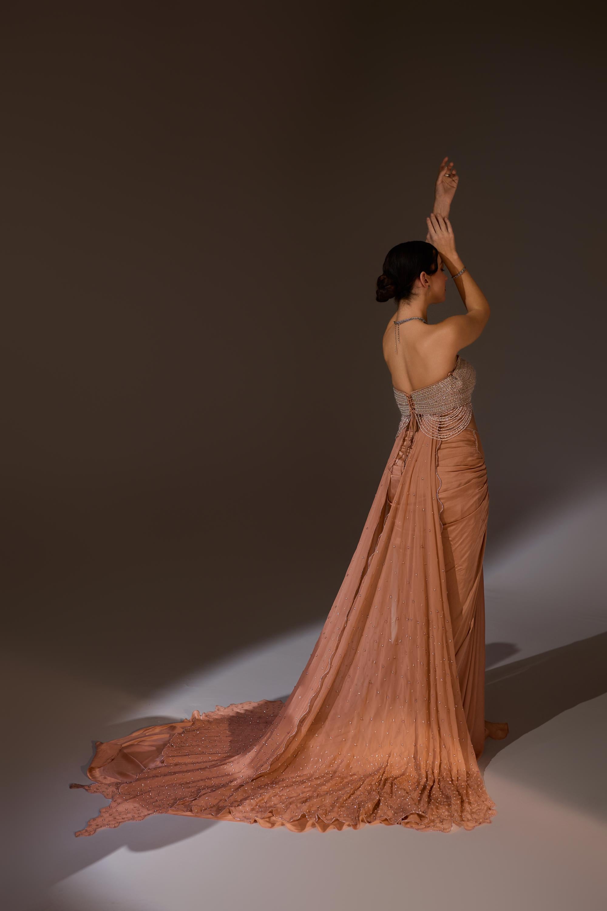 Qulara Drape Lahenga