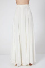 White Skirt And Peplum Top