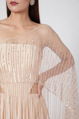 Pastel Peach Gown