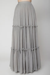 Grey Top and Skirt