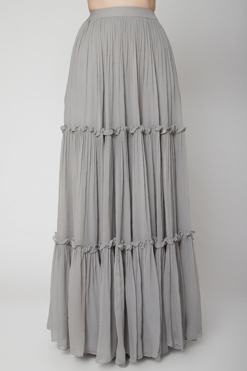 Grey Top and Skirt