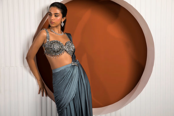 Jade Saree